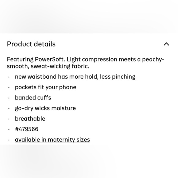 Large old navy high rise joggers chocolate brown power active pockets - Picture 16 of 17